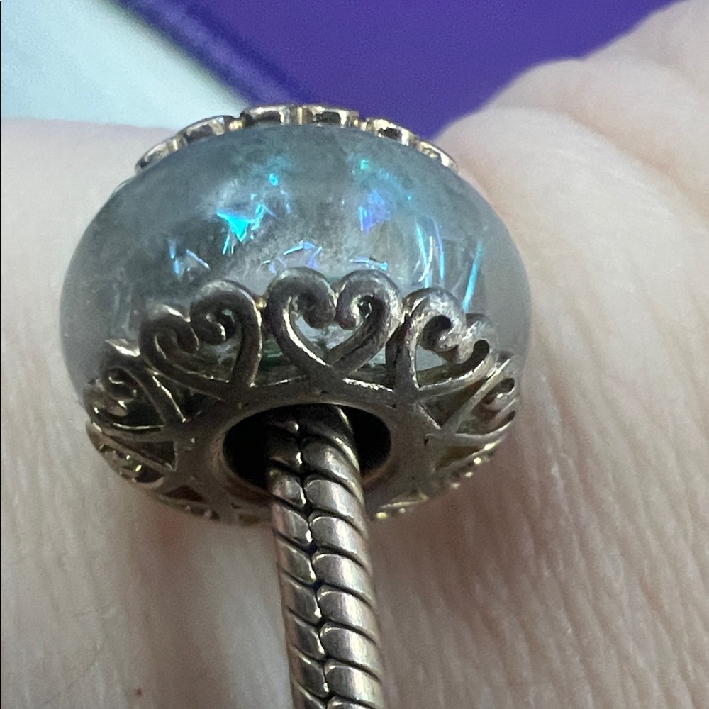 Pandora Gold and Multicolor Charm Bracelet - Picture 5 of 14